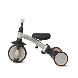 Qplay Rowerek Trójkołowy Stager 3w1 Silver