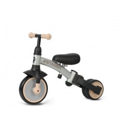 Qplay Rowerek Trójkołowy Stager 3w1 Silver