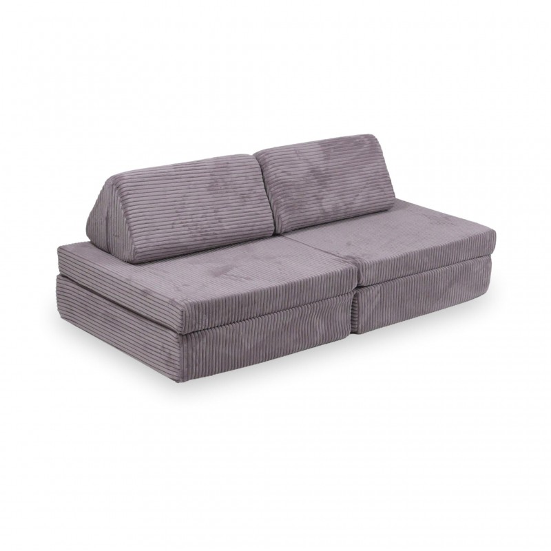 Mini Sofa Modułowa dla dzieci Standard Sztruks Lavender - 6 elementów