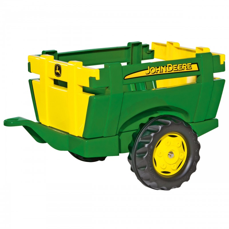Rolly Toys rollyTrailer Przyczepa Farm JOHN DEERE Otwierane Burty Rolly Toys rollyTrailer Przyczepa Farm JOHN DEERE Otwierane Burty