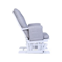 Childhome Fotel pływający z podnóżkiem White/Grey