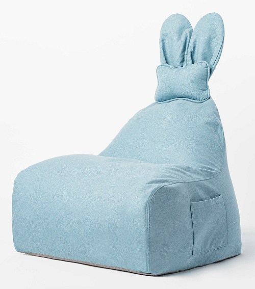 Pufa funny bunny niebieska