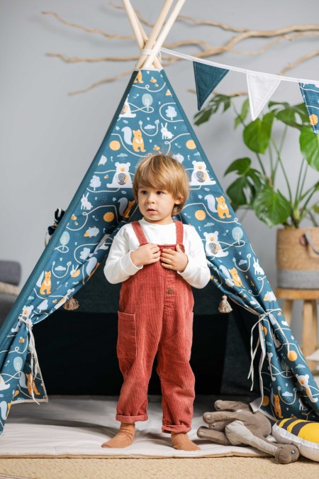 namiot tipi dla dzieci szmaragdowy kacik